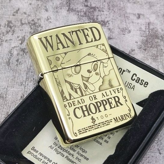 Zippo One Piece Wanted Chopper Original
