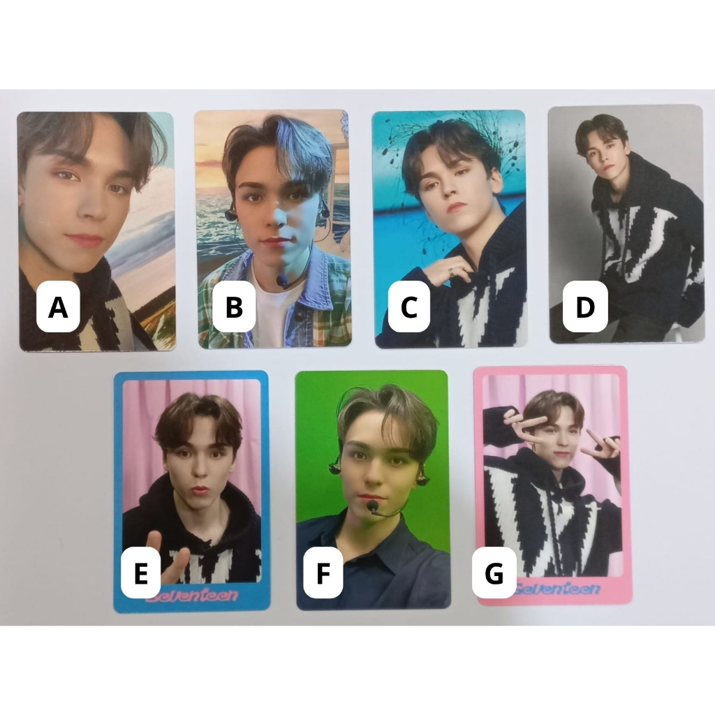 PHOTOCARD SEVENTEEN OFFICIAL DICON 102 DFESTA THE 8 MINGYU DK SEUNGKWAN VERNON DINO UNIT