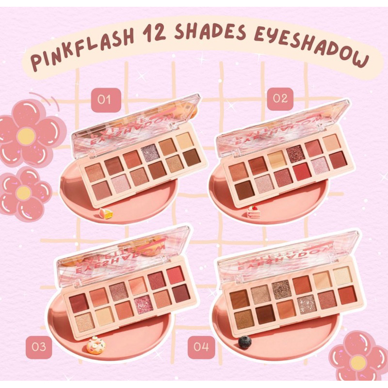 Eyeshadow 12 Shades Pinkflash