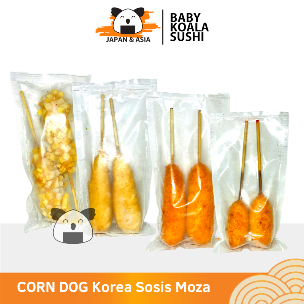 

CORN DOG Korea 2 Pcs | Korean Corndog Mozzarela Cheese Potato