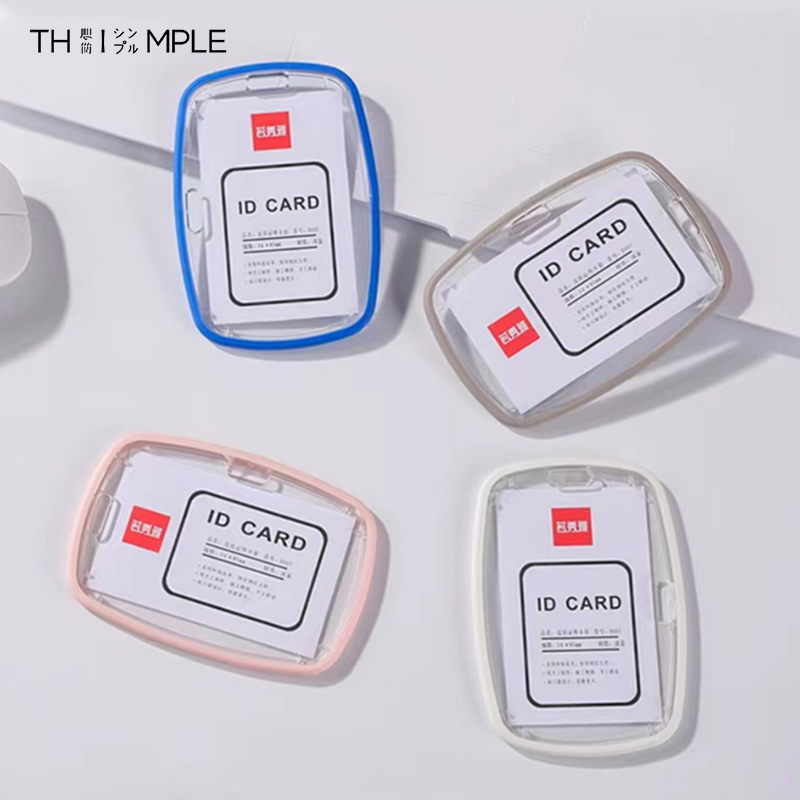 

ID Card Holder/Card holder Acrylic /Name Tag DIY horizontal dan vertikal-THIMPLE