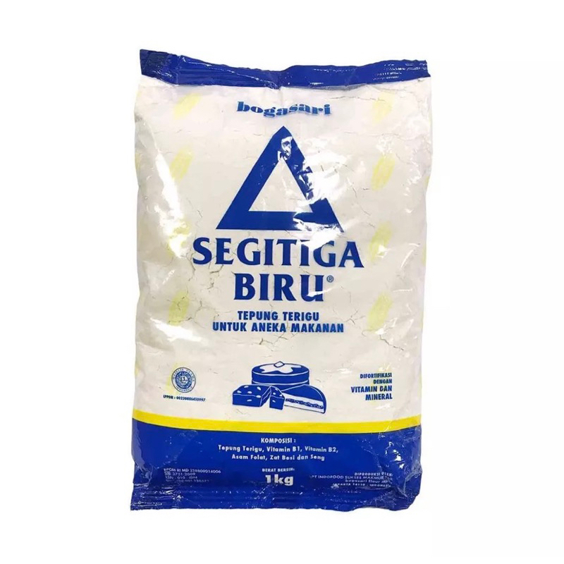 

Tepung segitiga biru kemasan 1 kg