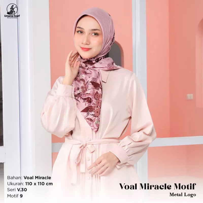 voal miracle motif LC icon by Umama scarf/hijab segiempat voal umama scarf