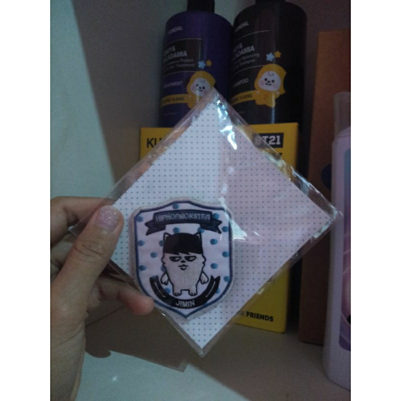(BACA DESKRIPSI)RARE BTS - Pin badge/Pin wappen Hip Hop Monster HHM (Jimin) official bighit