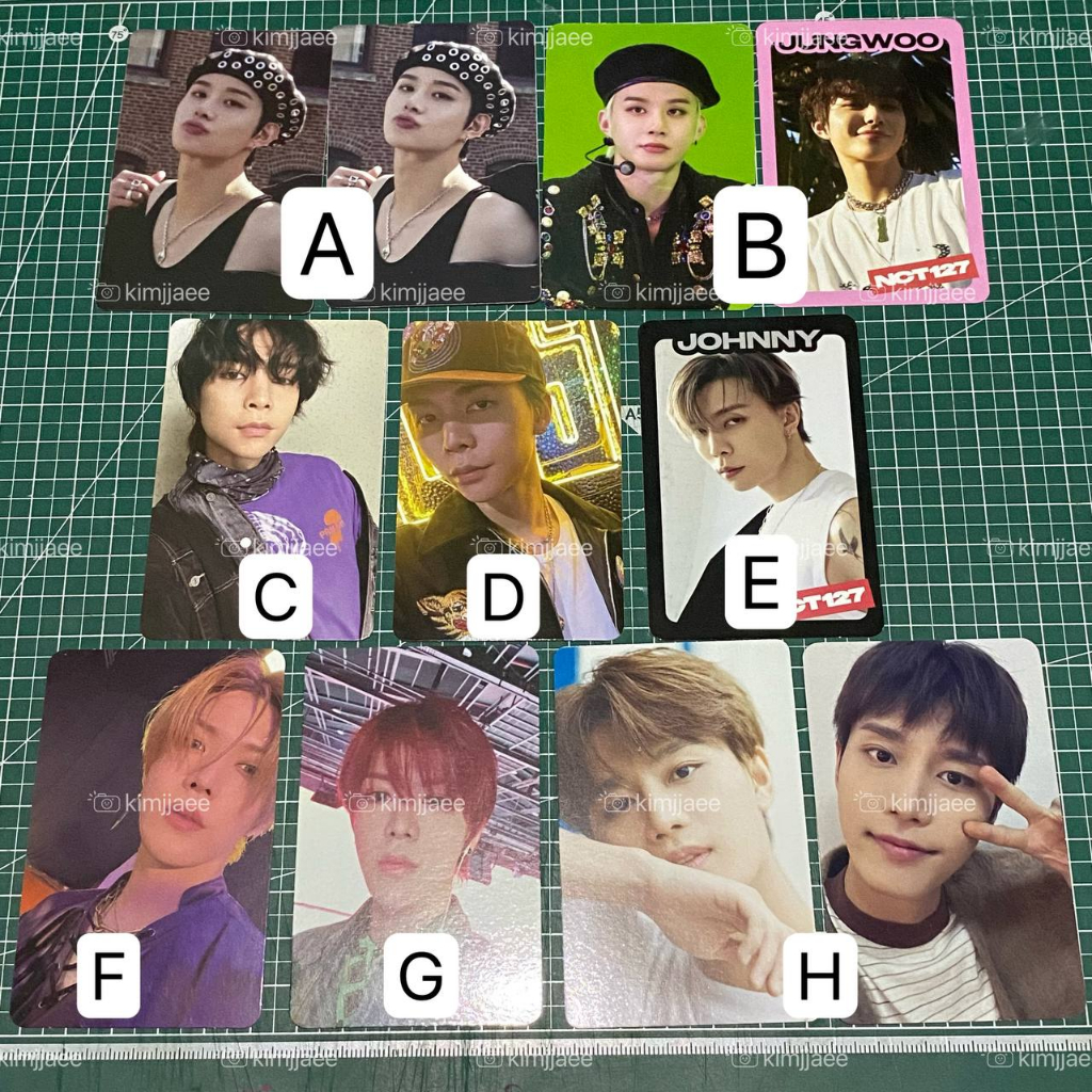 PHOTOCARD PC NCT 127 TAEIL JOHNNY YUTA JUNGWOO STICKER FAVORITE 2 BADDIES AYYO DICON NCT HOME