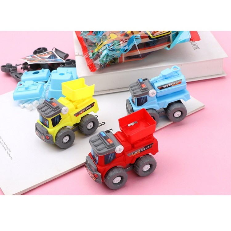 Mainan Drill Baut Assemble Kendaraan Mini Assemble Vehicle Toys