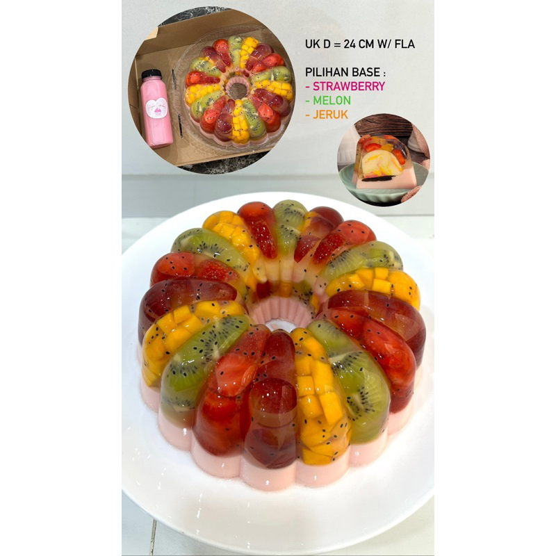 

Pudding Buah Tropical Diameter 24cm