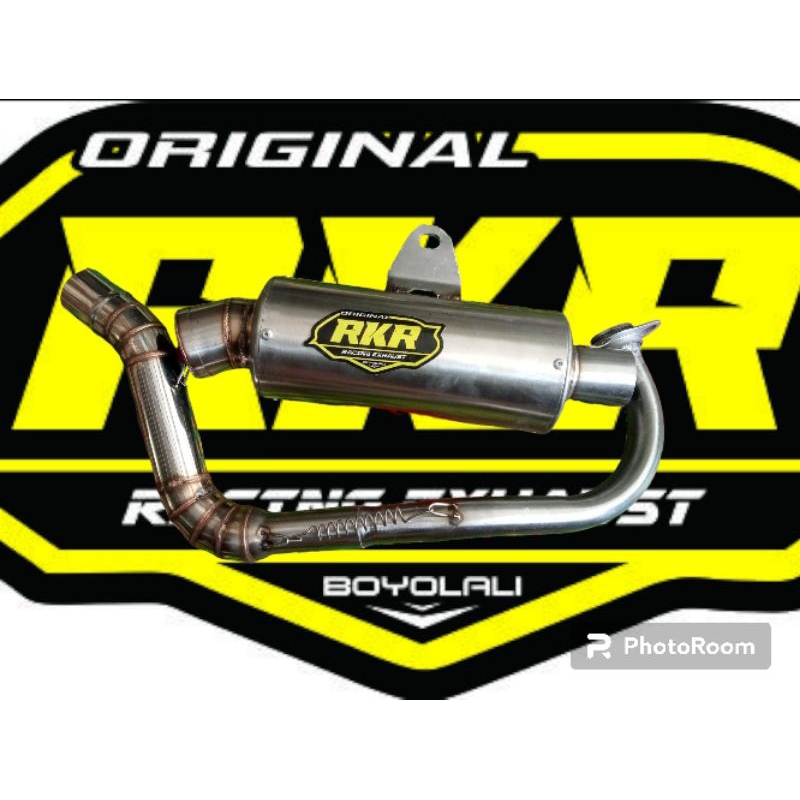 knalpot racing RKR type best3 20cm beat fi beat karbu vario 125/150