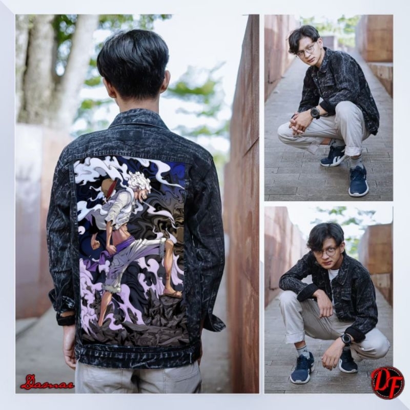 JAKET JEANS ONEPIECE / JAKET JEANS PRINTING / JAKET DENIM PRINTING