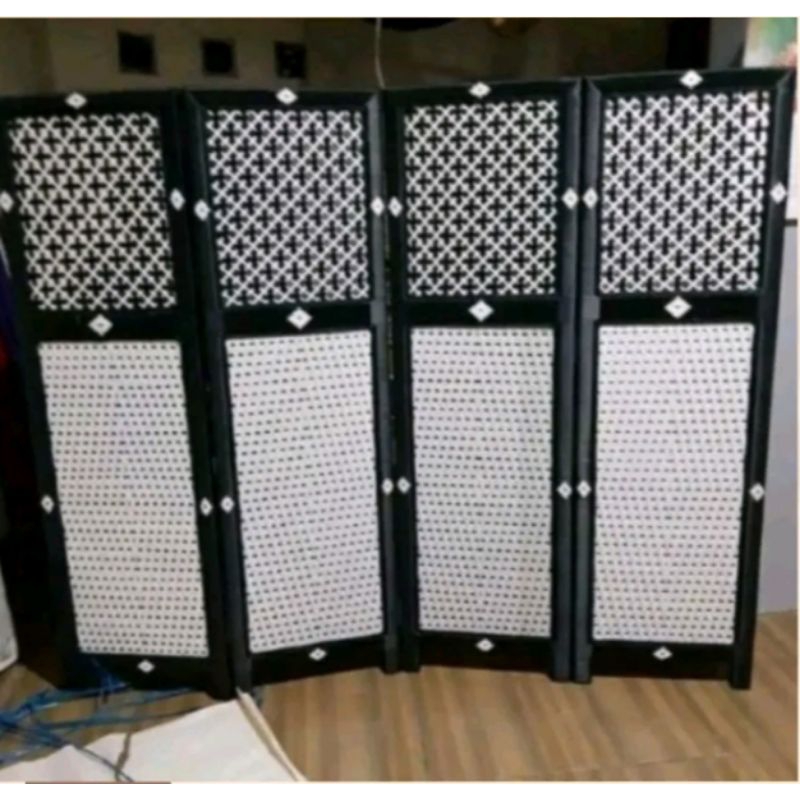 STOCK READY@@@PARTISI PENYEKAT/PEMBATAS RUANGAN DENGAN BAHAN UTAMA ROTAN SINTESIS COCOK DIPASANG PAD