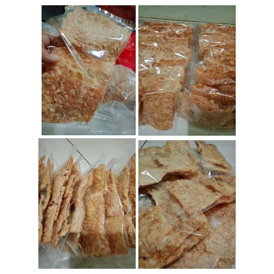 

Kripik tempe gurih, renyah