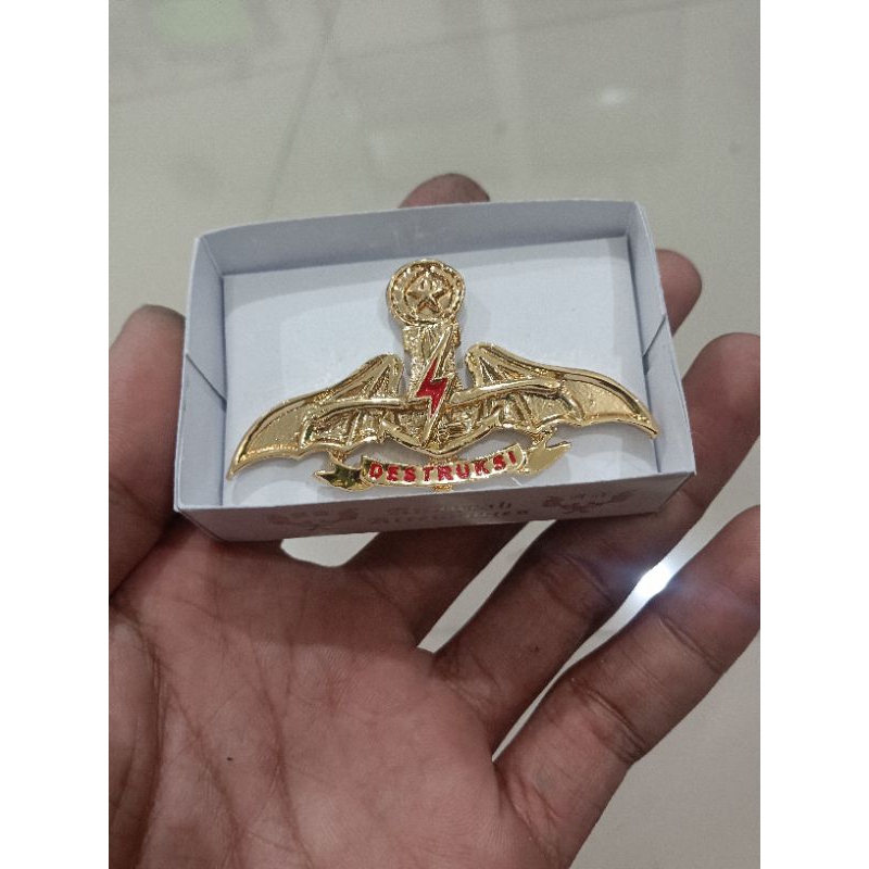 brevet wing pin destruksi tni ad