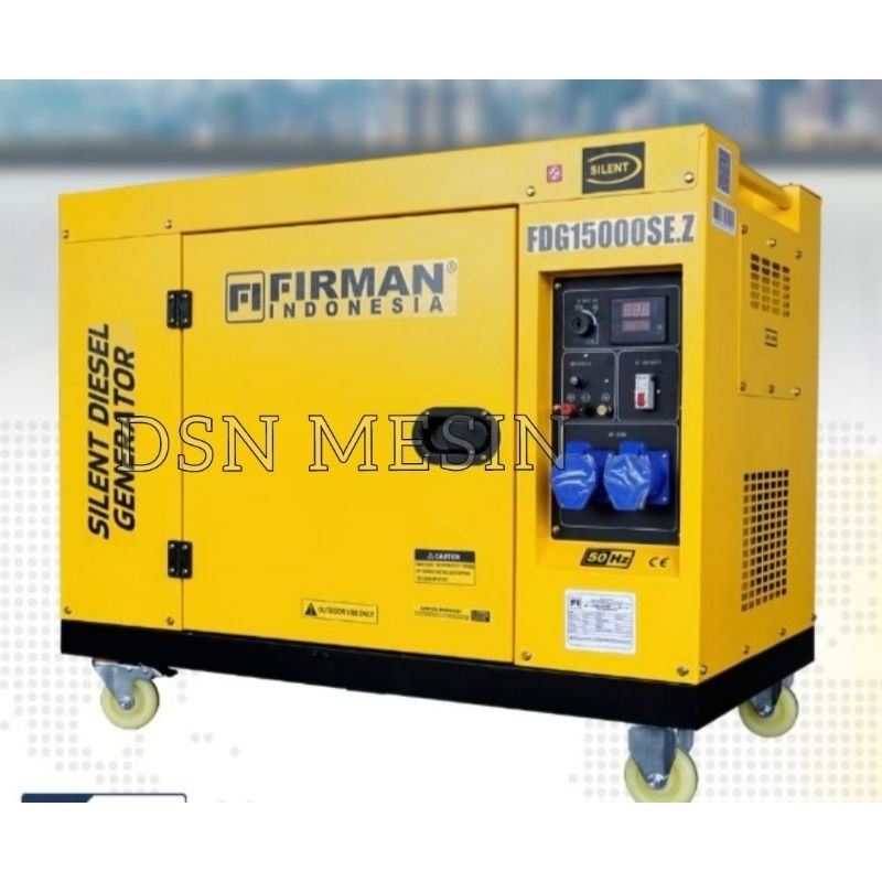 GENSET SILENT 10 KVA 9000 WATT 1 PHASE FIRMAN FDG15000SE.Z