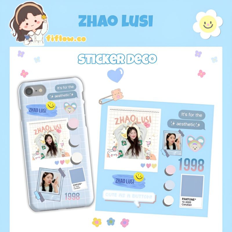 Sticker Zhao Lusi/Fankit Zhao Lusi/Sticker Hiasan HP/Stiker Zhao Lusi Drama Hidden Love
