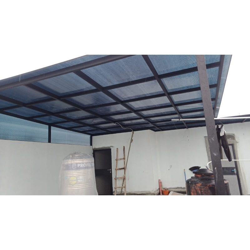 Kanopi Polycarbonat Hollow Galvanis