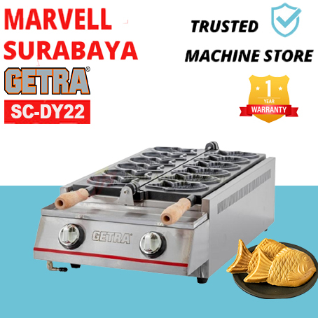 MESIN CETAK WAFFLE IKAN TAIYAKI GETRA SC-DY22 / FISH WAFFLE BAKER