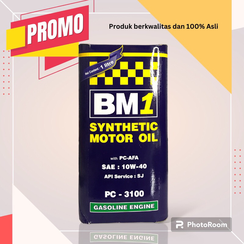 Bm1 Olie Mobil bensin 10w-40/ Oli Mobil/ Olie 1 liter