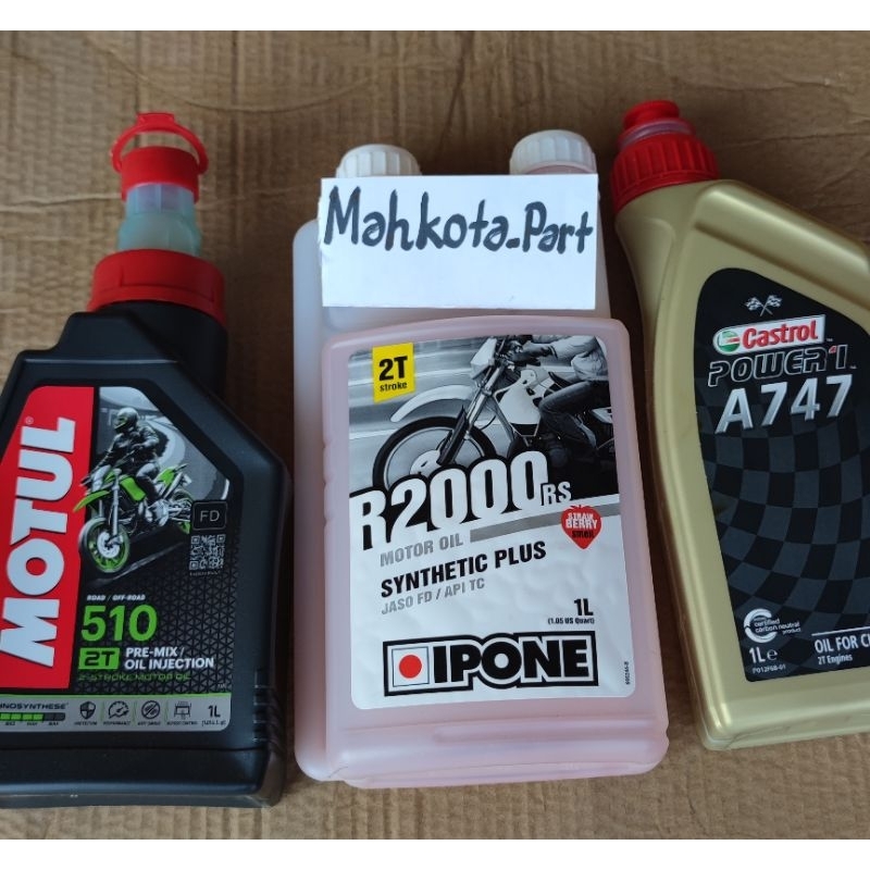 Botol bekas oli samping 2tak