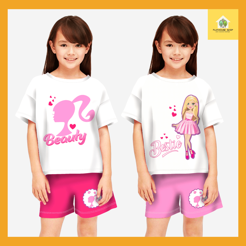 Playhouse Baby Doll Anak Perempuan 12 Tahun Stelan Baju Anak Cewek Umur 3 - 15 Tahun
