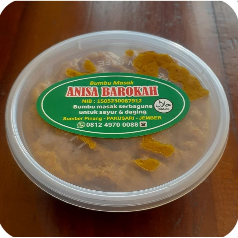 

ANISA BAROKAH Bumbu Masak Serbaguna untuk Sayur & Daging 250gr.