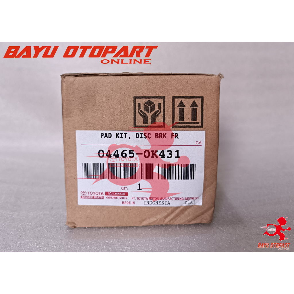 SEPATU REM DEPAN TOYOTA INNOVA REBORN 04465-0K431