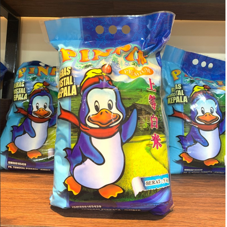 

Beras Kristal Kepala PINPIN Pin Pin 5kg Premium