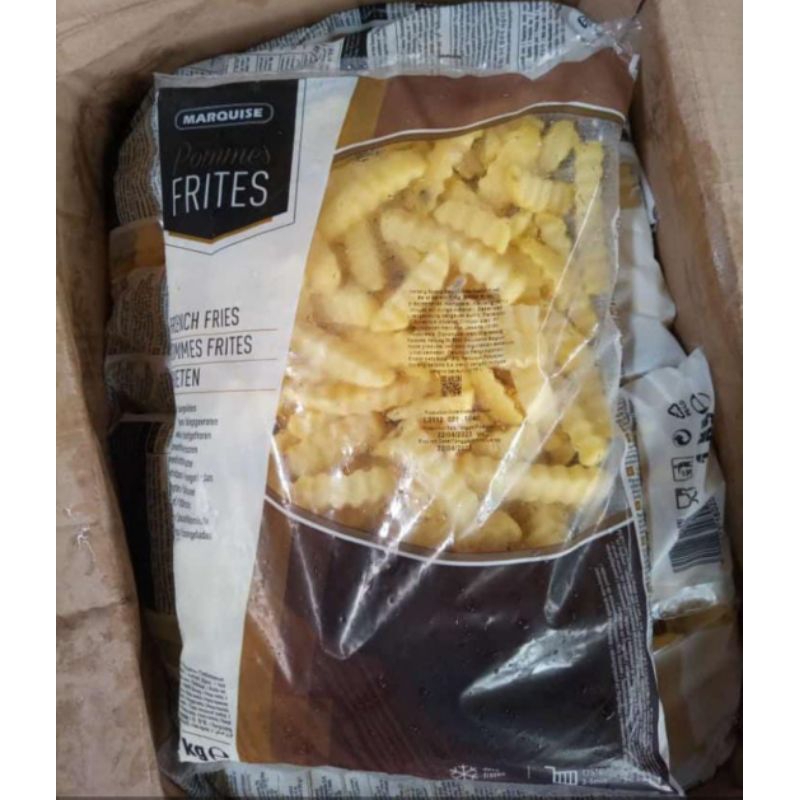 

Marquise Pommes Frites Crinkle Cut 1 Kg / Kentang Beku Frozen / French Fries