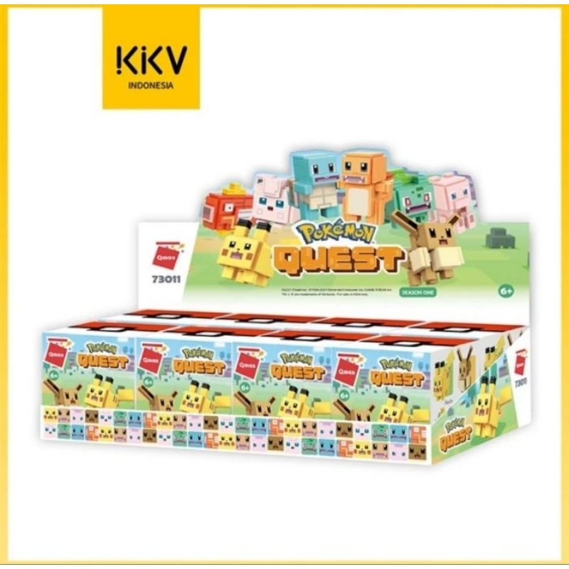 Mainan Balok Lego Qman Pokemon Quest 1st wave