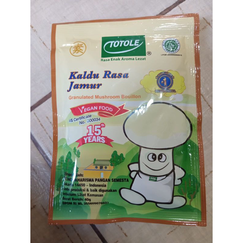 

TOTOLE kaldu rasa jamur 40g