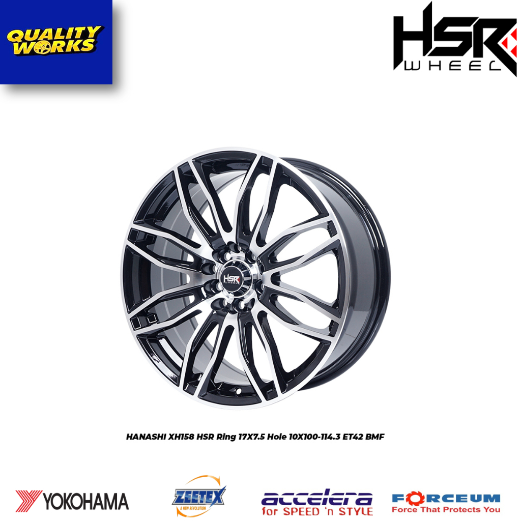 Velg Mobil All new avanza, ring 17 HSR Hanashi pcd 5x100-5x114,3