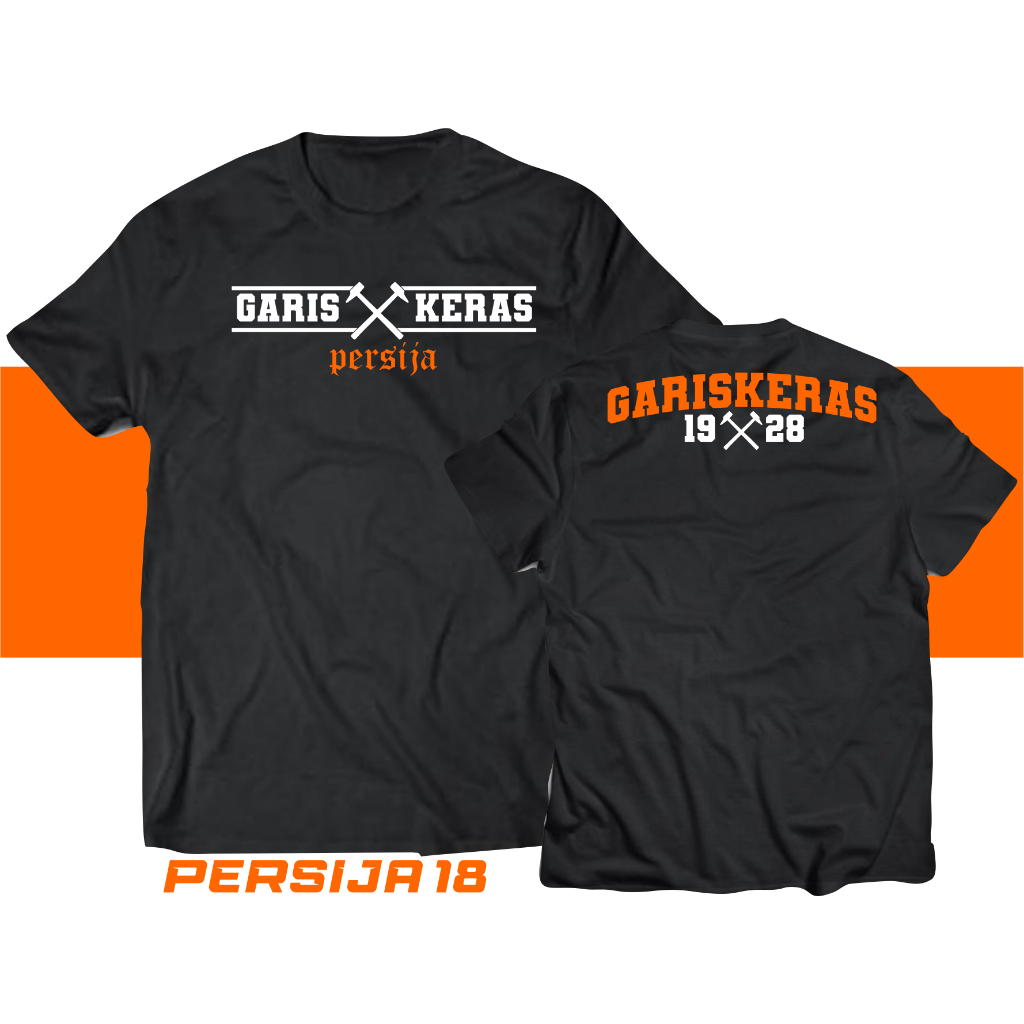 Kaos Persija Jakarta 1928 Suporter garis keras Jackmania