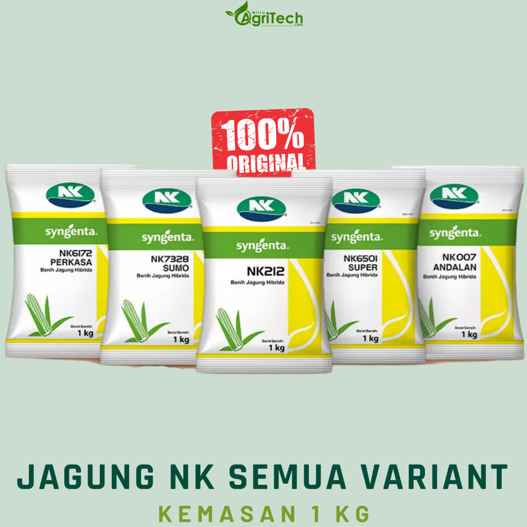 BENIH BIBIT JAGUNG HIBRIDA NK 212 - PERKASA 6172 - ANDALAN 007 NK212 SYNGENTA ISI 1 KG - SYNGENTA