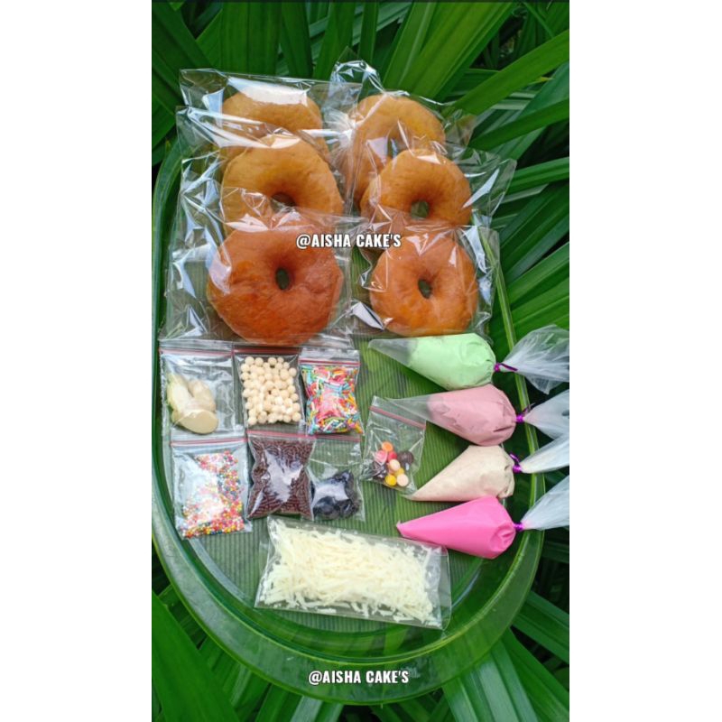 

Kreasikan Donat Impianmu: Topping Pilihanmu, Sensasi Nikmat! •Donat Kentang/ Spudnut