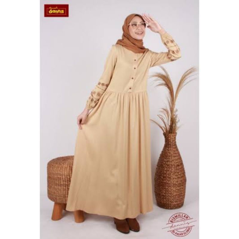 BAJU GAMIS DRESS ABAYA DANNIS A220412