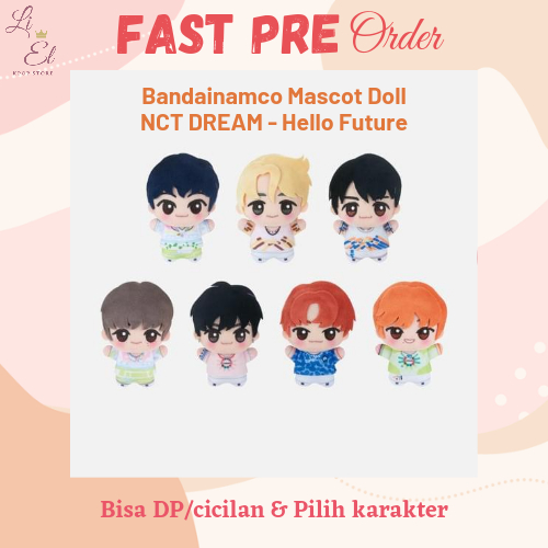 Bandainamco Mascot Doll - Hello Future (NCT Dream MD Merchandise Official) Jaemin Jeno Jisung Mark H