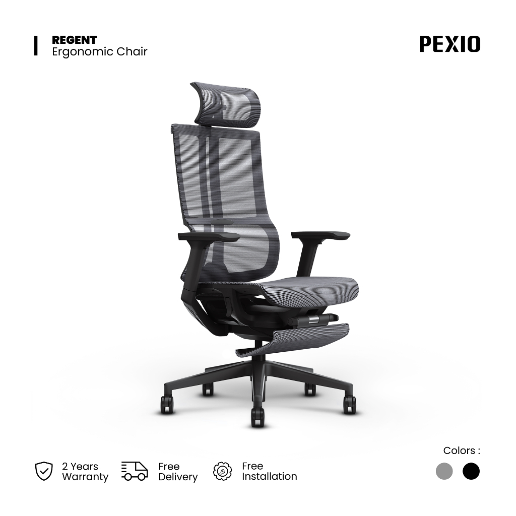 PEXIO Kursi Ergonomis Regent