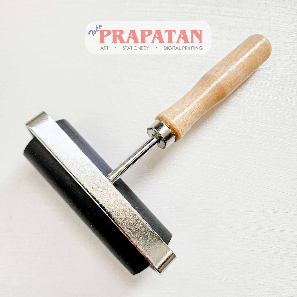 

Rubber Roll Besi 10cm Wood Handle 710 Roll Lino RB9