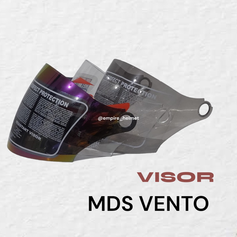KACA HELM VISOR Untuk helm Mds Vento | MDS Pro D One | MDS RAZER RZ | MDS PROJET 2 | MDS PROTECTOR |