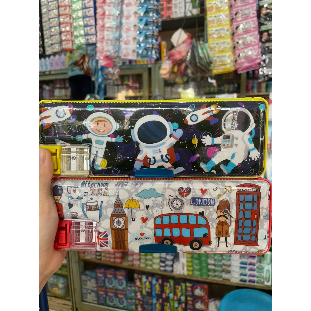 

Kotak Pensil Anak Dengan Serutan dan tabel perkalian