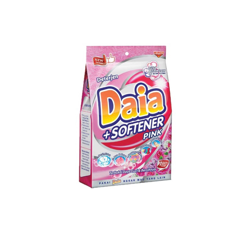 DETERGEN DAIA SOFTENER PINK 800gr