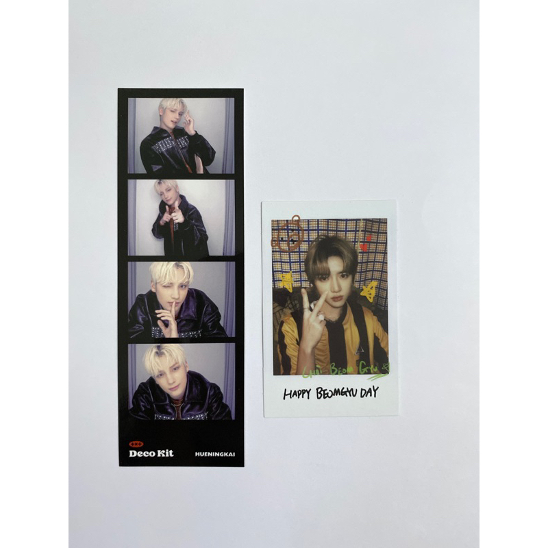 BUNDLE Beomgyu Photocard Beomgyu instant photo huening kai deco kit TXT