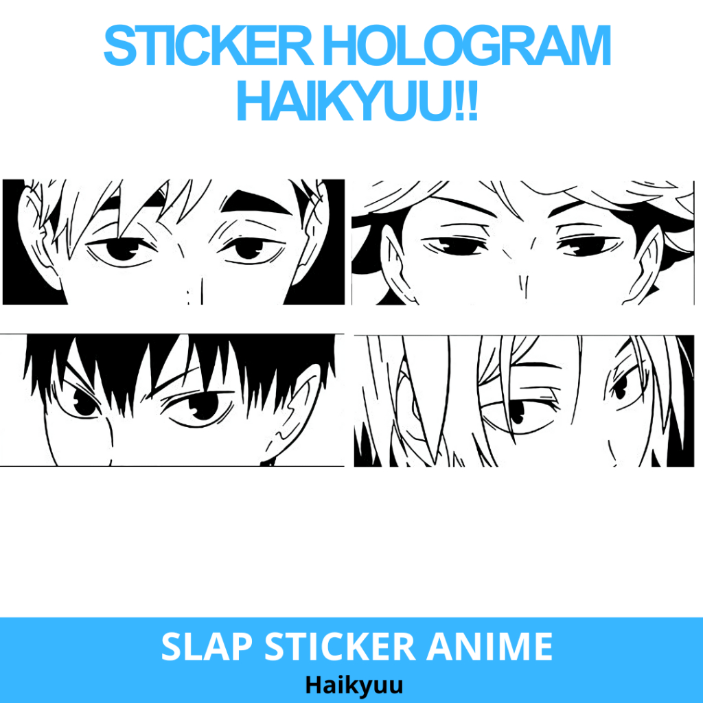 

Slap Sticker Hologram Haikyuu