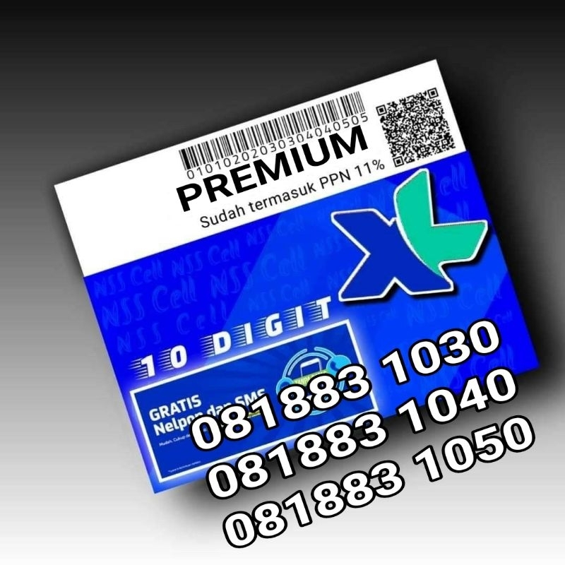 NOMOR CANTIK XL 10 DIGIT AXIATA NOMOR PREMIUM