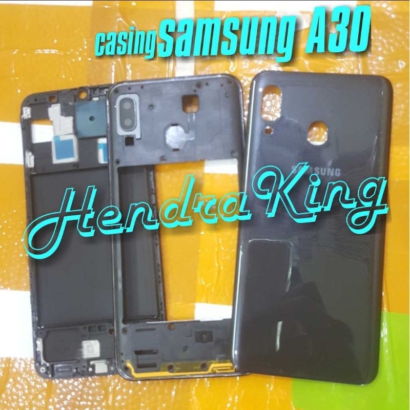 casing Samsung A30 fullset Back casing Bezzel frame lcd Samsung A30