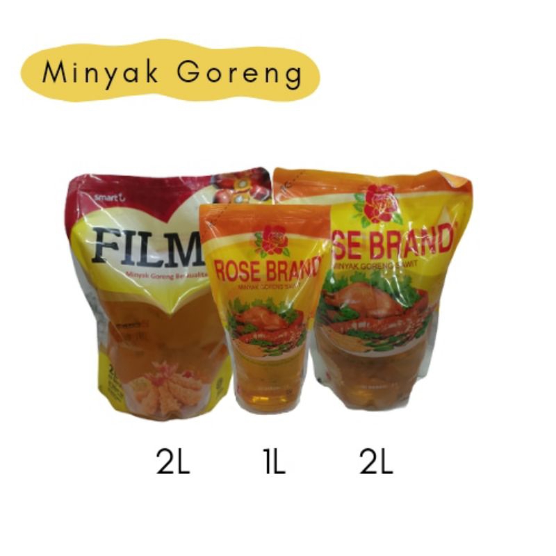 

MINYAK GORENG POUCH/MINYAK SAYUR 1L-2L