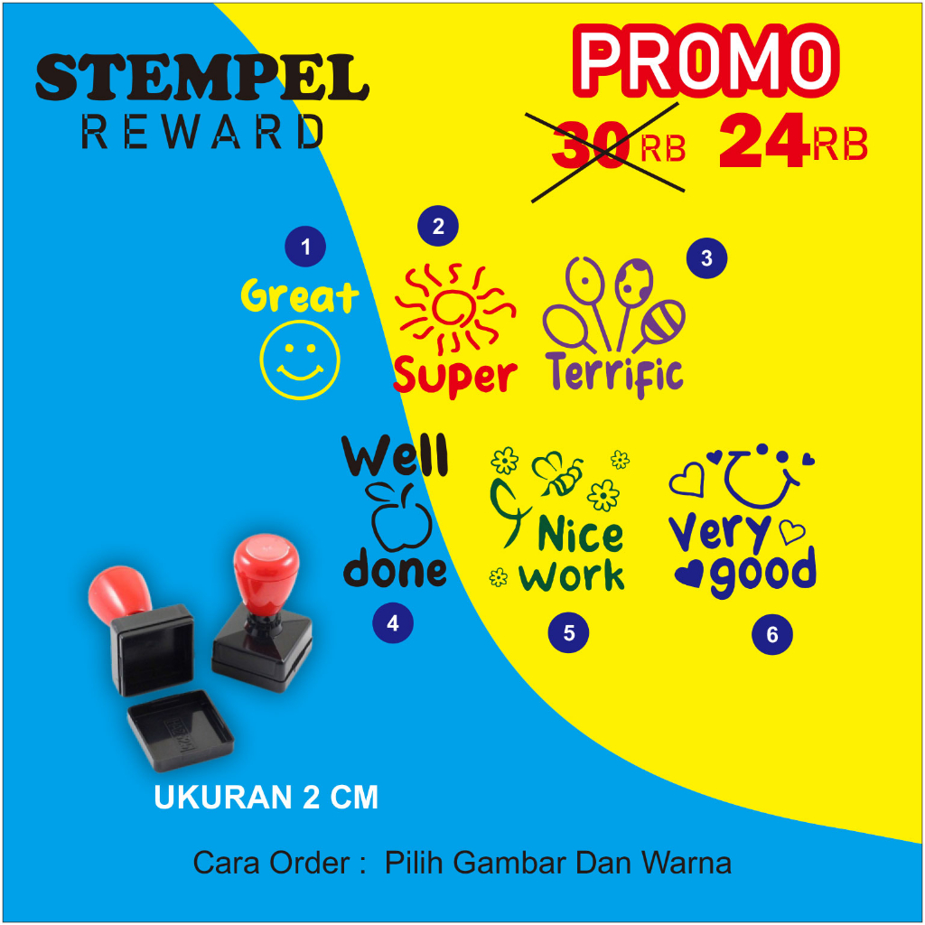 

Stempel reward anak penilaian guru tk paud