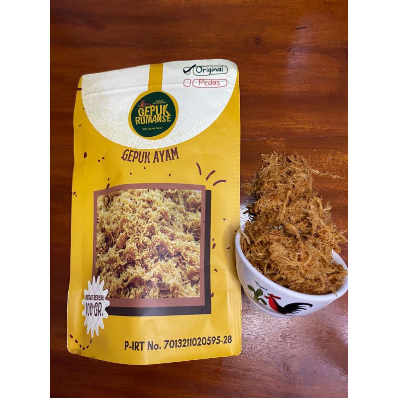 

Gepuk Rumanse Ayam Original (100 gr)
