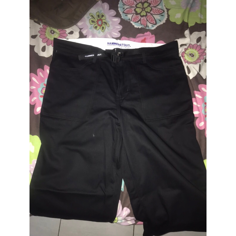 Hammersout - Toxic black fatigue pants regular chino