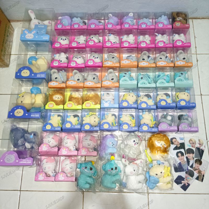 (SHARING & FULLSET) FUNNY MD TREASURE PLUSH KEYRING PHOTOCARD HOLDER MONITOR DOLL PVC BAG MINI FUN