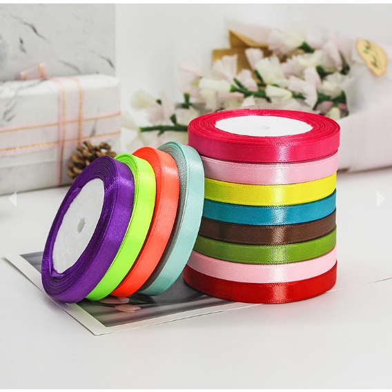 

Pita Satin Warna 1cm x 22meter